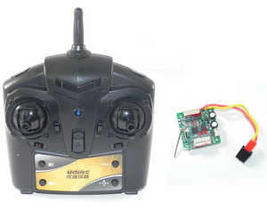 UDI U819A U819 RC Quadcopter spare parts remote controller + recive PCB board - Click Image to Close