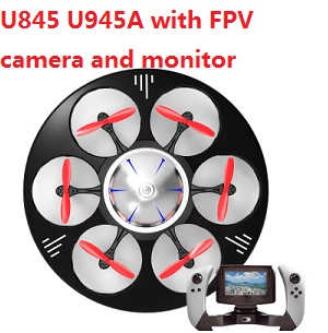 UDI U845 U945A U945 RC Quadcopter with 5.8G FPV camera and monitor - Click Image to Close