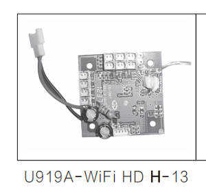 UDI U919 U919A WIFI Quadcopter spare parts PCB board - Click Image to Close