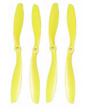 Wltoys WL V303 quadcopter spare parts main blades propellers (Yellow) - Click Image to Close