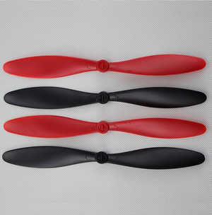 Wltoys WL V303 quadcopter spare parts main blades propellers (Red-Black) - Click Image to Close