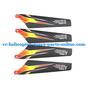 WLtoys WL V319 helicopter spare parts main blades (Red) - Click Image to Close