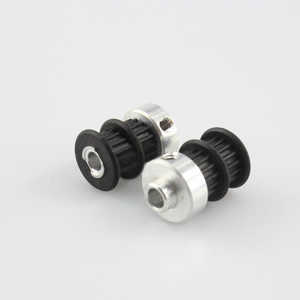 Wltoys WL V383 quadcopter spare parts First level belt pulley group 2pcs - Click Image to Close