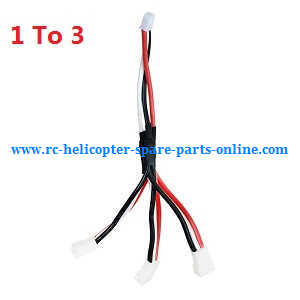 Wltoys WL V656 V666 quadcopter spare parts 1 To 3 charger wire plug