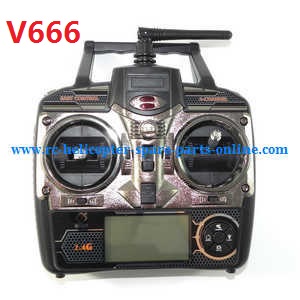 Wltoys WL V656 V666 quadcopter spare parts remote controller transmitter (V666)
