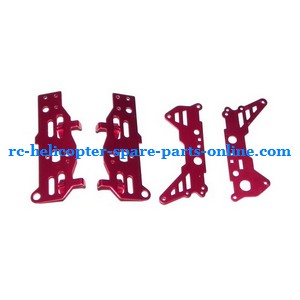 WLtoys WL V757 helicopter spare parts metal frame set (red)