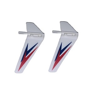 Wltoys WL V911 V911-1 V911-2 RC helicopter spare parts tail decorative set (White) 2pcs Wltoys WL V911 V911-1 V911-2 RC helicopter spare parts tail decorative set (White) 2pcs