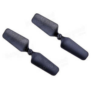 Wltoys WL V911S RC Helicopter spare parts tail blade 2pcs (Black) - Click Image to Close