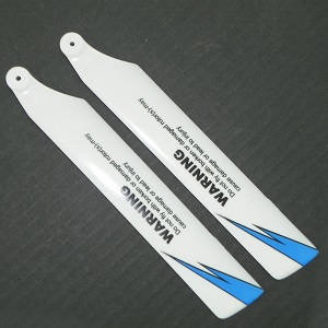 Wltoys WL V911S RC Helicopter spare parts main blades (White-Blue) - Click Image to Close