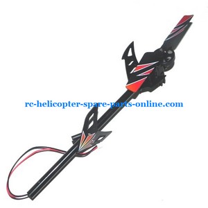 v912 helicopter spare parts tail set orange color - Click Image to Close