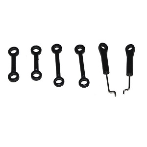 WLTOYS WL V913 helicopter spare parts connect buckle set 2x short + 2x long + 2x servo connect buckle (set)