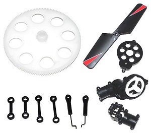 *** Deal *** WLTOYS WL V913 RC helicopter spare parts tail motor deck + tail blade + main gear + connect buckle set