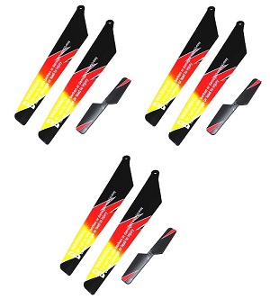 *** Deal *** WLTOYS WL V913 RC helicopter spare parts tail blade + main blade 3sets