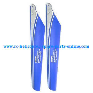 Wltoys JJRC WL V915 RC helicopter spare parts main blades propellers (Blue) - Click Image to Close