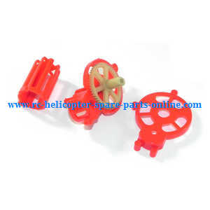 Wltoys JJRC WL V915 RC helicopter spare parts tail motor deck (Red) - Click Image to Close