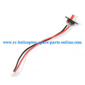 Wltoys JJRC WL V915 RC helicopter spare parts on/off switch wire - Click Image to Close