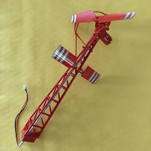 Wltoys JJRC WL V915 RC helicopter spare parts total tail set(Red) - Click Image to Close