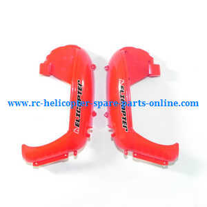 Wltoys JJRC WL V915 RC helicopter spare parts head cover frame (Red) - Click Image to Close