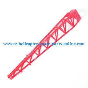 Wltoys JJRC WL V915 RC helicopter spare parts tail support frame (Red) - Click Image to Close