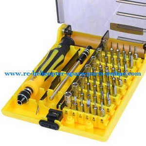 Wltoys WL V931 XK K123 AS350 RC helicopter spare parts 45-in-one A set of boutique screwdriver