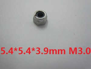 Wltoys WL WL913 RC Speed Boat spare parts Locknut 5.4*5.4*3.9mm M3.0 - Click Image to Close