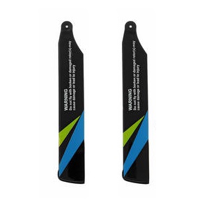 WLtoys WL V930 RC helicopter spare parts main blades propellers (Black-Blue) - Click Image to Close