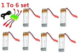 SYMA X1 RC 4CH Quadcopter spare parts 1 to 6 charger set + 6*battery set