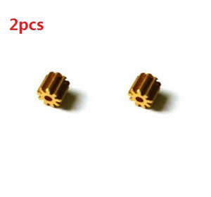 MJX X102H RC quadcopter spare parts small copper gear on the motor 2pcs - Click Image to Close