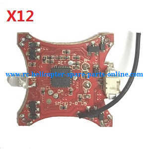 Syma X12 X12S quadcopter spare parts receive PCB board (X12) - Click Image to Close