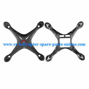 Syma X13 X13A quadcopter spare parts upper and lower cover (Black) - Click Image to Close