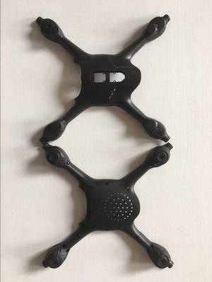 Syma X23W X23 RC quadcopter spare parts upper and lower cover (Black) - Click Image to Close