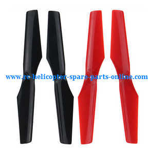 XK X250 quadcopter spare parts main blades propellers (Red-Black) - Click Image to Close