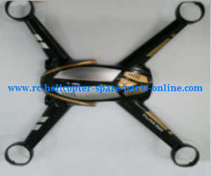 XK X252 quadcopter spare parts upper cover (Black) - Click Image to Close