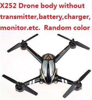 XK X252 quadcopter body with camera without battery,charger,monitor,transmitter,etc. Random color - Click Image to Close