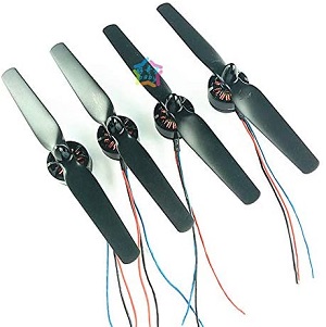 XK X252 quadcopter spare parts 4*brushless motors + 4*main blades (set)