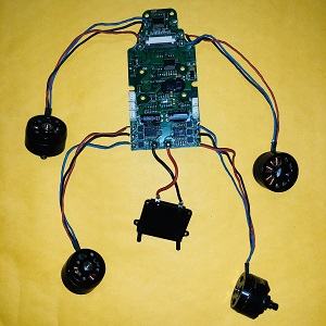 XK X252 quadcopter spare parts ESC board set + 4*brushless motors + batter connect plug (set)