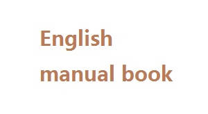 XK X300-G RC quadcopter spare parts English manual book