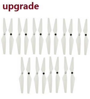 XK X380 X380-A X380-B X380-C quadcopter spare parts upgrade main blades propellers (White) 5 sets - Click Image to Close
