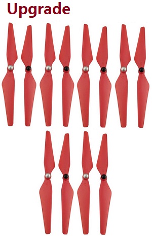 XK X380 RC drone spare parts upgrade main blades (Red) 3set