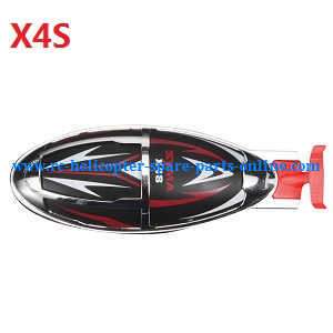 Syma x4 x4a x4s quadcopter spare parts upper cover (X4S Black-Red) - Click Image to Close