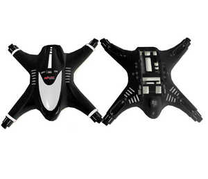 MJX X401H RC quadcopter spare parts upper and lower cover (Black) - Click Image to Close