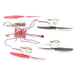 Syma X56 X56W RC quadcopter spare parts LED lights + motor deck + motors + main blades + PCB board set