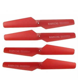 SYMA x5 x5a x5c x5c-1 RC Quadcopter spare parts propeller main blades (Red) - Click Image to Close