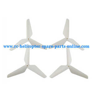 SYMA x5 x5a x5c x5c-1 RC Quadcopter spare parts upgrade Three leaf shape blades (White) - Click Image to Close