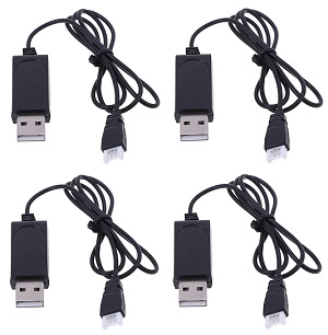 syma x5s x5sw x5sc x5hc x5hw quadcopter spare parts USB charger wire 4pcs (x5s x5sw x5sc) - Click Image to Close