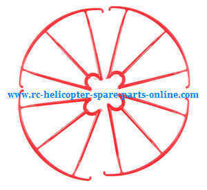 syma x5s x5sw x5sc x5hc x5hw quadcopter spare parts outer protection frame set (Red)
