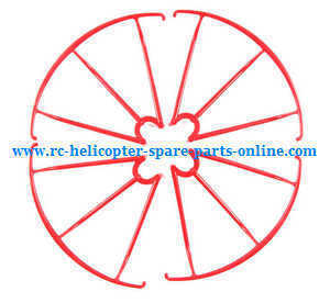 syma x5s x5sw x5sc x5hc x5hw quadcopter spare parts outer protection frame set (Red)
