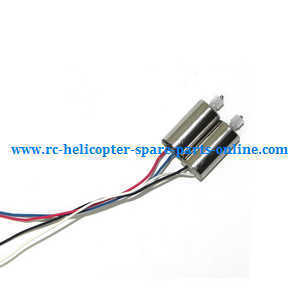 syma x5s x5sw x5sc x5hc x5hw quadcopter spare parts motor (1* red-blue wire + 1* black-white wire)