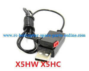syma x5s x5sw x5sc x5hc x5hw quadcopter spare parts USB charger wire (x5hw x5hc)