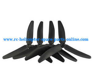 Syma x5u x5uw x5uc quadcopter spare parts upgrade Three leaf shape blades (Black) - Click Image to Close